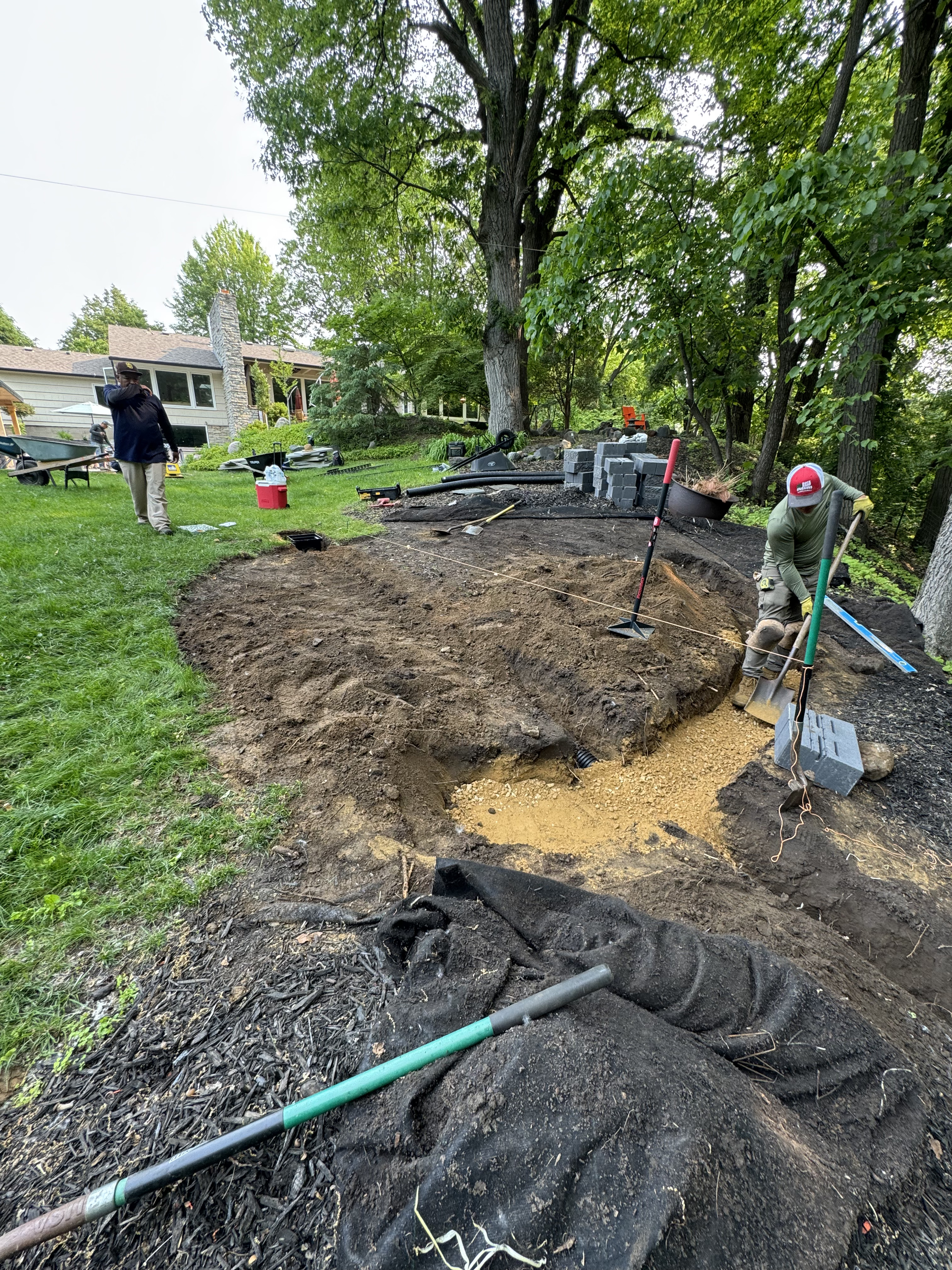 Before Firepit Build
