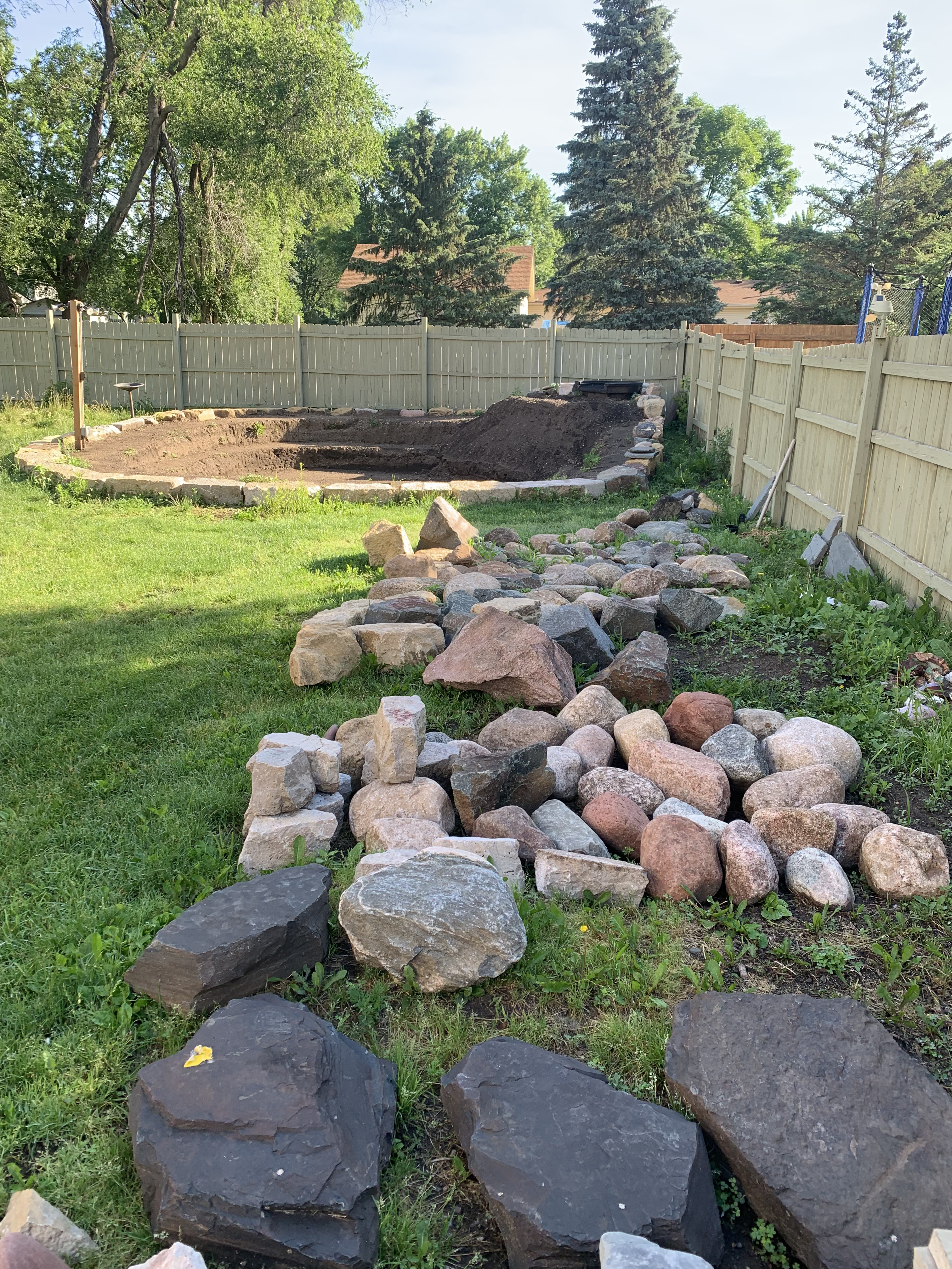Before Pond Installation